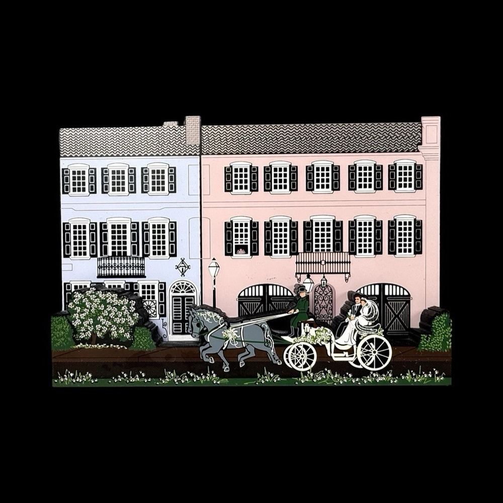 Rainbow Row 97 99-101 East Bay Charleston, SC Shelia's Collectible House LE 2001